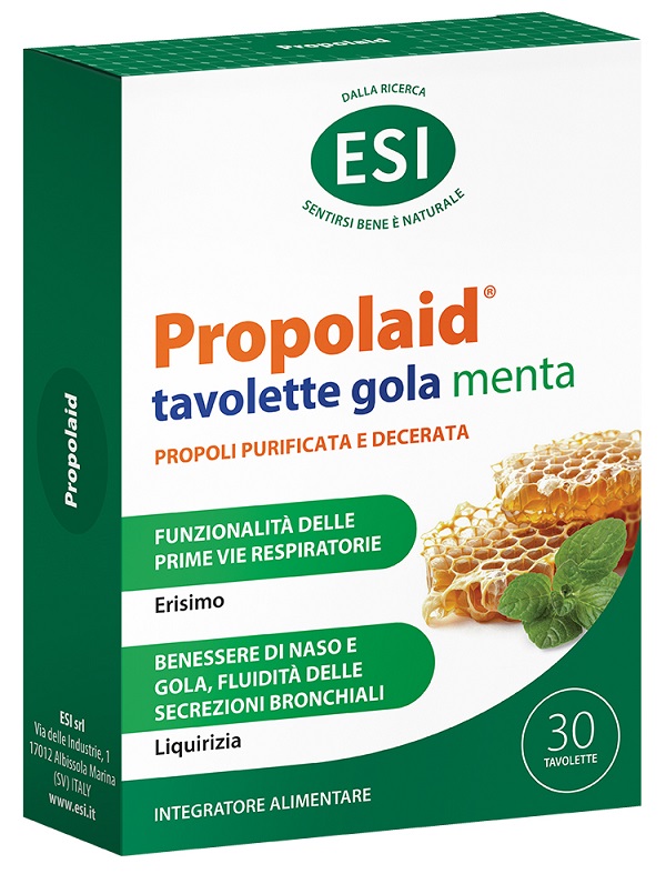 ESI PROPOLAID PROPOLGOLA MENTA 30 TAVOLETTE - Farmamood