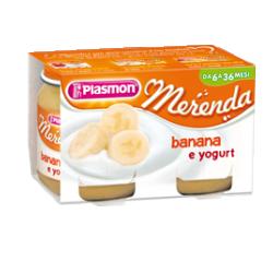 PLASMON OMOGENEIZZATO YOGURT BANANA 120 G X 2 PEZZI - Farmamood
