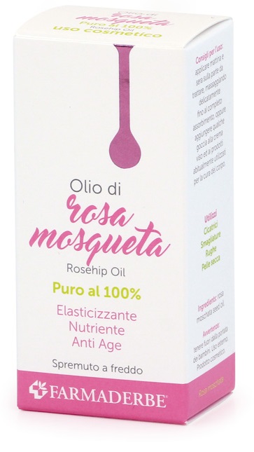 OLIO DI ROSA MOSQUETA PURO 100% 15 ML - Farmamood