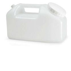 CONTENITORE A TANICA PER LA RACCOLTA DELLE URINE 24 ORE,IN POLIETILENE TRASPARENTE+TAPPO A VITE CON SCALA GRADUATA DA 500 A 2500ML - Farmamood