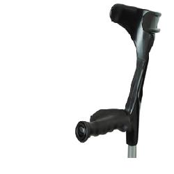 CANADESI IN LEGA LEGGERA CON BLOCCO RAPIDO DELLA REGOLAZIONE DELL'ALTEZZA A VITE+CLIP DI SICUREZZA A PRESSIONE CON CATARIFRANGENTE INCORPORATO COLORE NERO - Farmamood