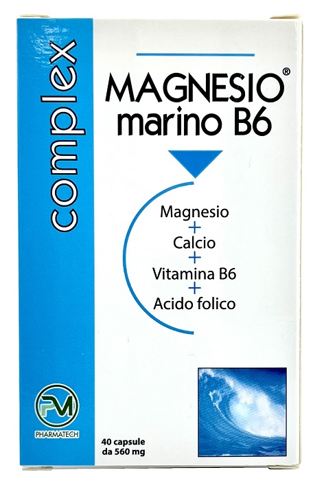 MAGNESIO MARINO B6 40 CAPSULE - Farmamood