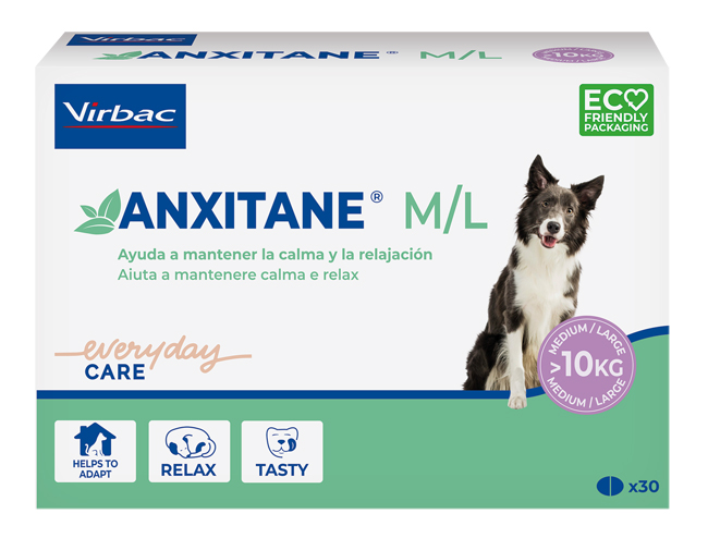 ANXITANE M/L SUPPLEMENTO NUTRIZIONALE SCATOLA 30 COMPRESSE APPETIBILI - Farmamood