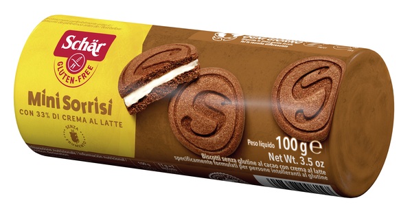 SCHAR MINI SORRISI CON CREMA AL LATTE 100 G - Farmamood