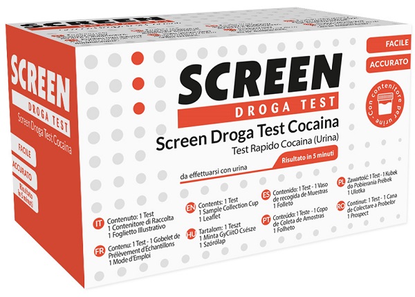 TEST DROGA SCREEN RILEVAZIONE COCAINA NELL'URINA - Farmamood