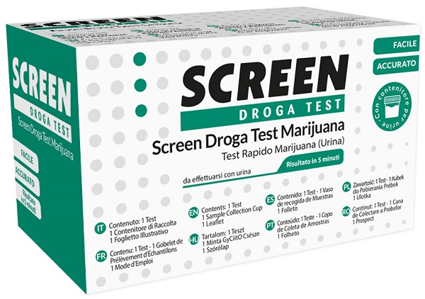 TEST DROGA SCREEN RILEVAZIONE THC MARIJUANA NELL'URINA - Farmamood