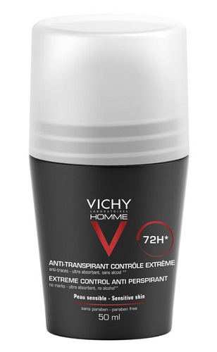 VICHY HOMME DEO ROLL-ON ANTI-TRASPIRANTE 50 ML - Farmamood
