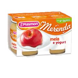 PLASMON OMOGENEIZZATO YOGURT MELA 120 G X 2 PEZZI - Farmamood