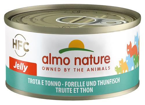 ALMO NATURE CAT TROTA TONNO 70 G - Farmamood