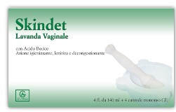 SKINDET LAVANDA VAGINALE 4 FLACONI 140 ML + 4 CANNULE MONOUSO IN BLISTER - Farmamood