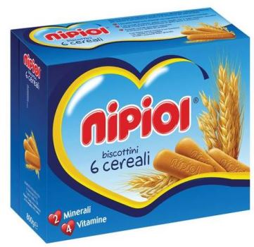 NIPIOL BISCOTTINI 6 CEREALI 800 G - Farmamood