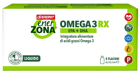 ENERZONA OMEGA 3 RX 5 FLACONI - Farmamood