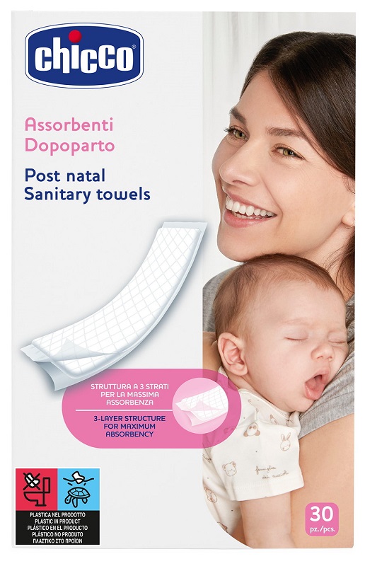 CHICCO ASSORBENTI PROTECTION POSTPARTO 30 PEZZI - Farmamood