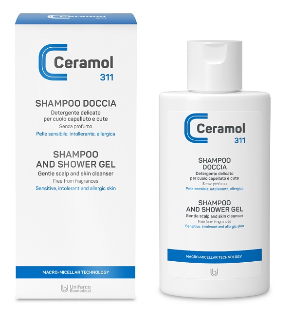 CERAMOL SHAMPOO DOCCIA FLACONE 200 ML - Farmamood