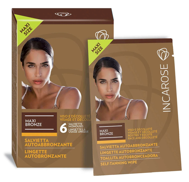 INCAROSE MAXI BRONZE 6 SALVIETTE VEG* - Farmamood