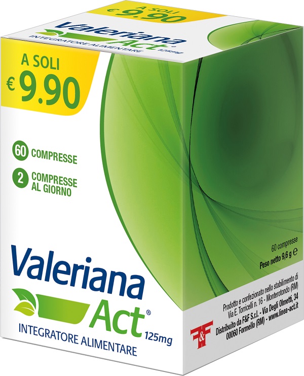 VALERIANA ACT 60 COMPRESSE - Farmamood
