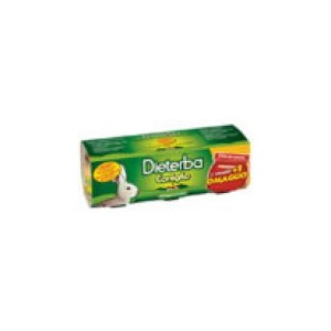DIETERBA OMOGENEIZZATO CONIGLIO 3 PEZZI 80 G - Farmamood