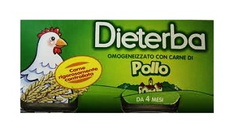 DIETERBA OMOGENEIZZATO POLLO 3 PEZZI 80 G - Farmamood