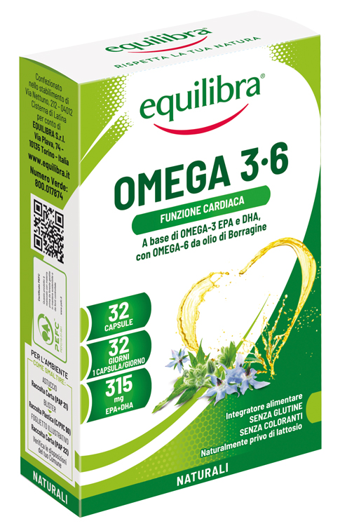 OMEGA 3-6 32 CAPSULE - Farmamood