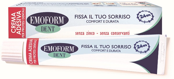 EMOFORM DENT CREMA ADESIVA PER PROTESI DENTALE 45 G - Farmamood
