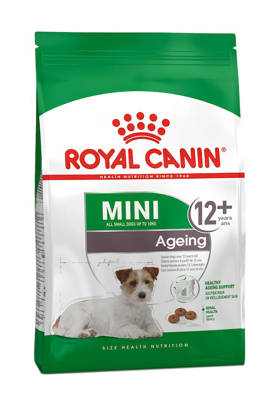 SIZE HEALTH NUTRITION MINI AGEING 12+ 1,5 KG - Farmamood
