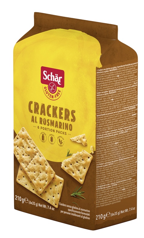 SCHAR CRACKERS AL ROSMARINO 6 CONFEZIONI DA 35 G - Farmamood