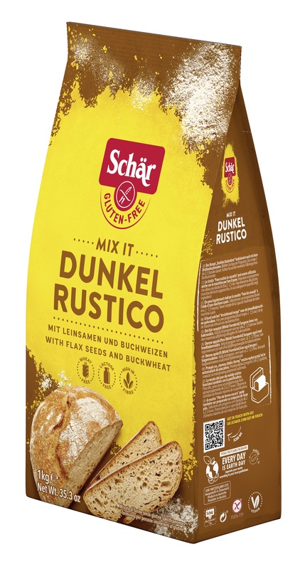 SCHAR MIX IT DUNKEL RUSTICO SENZA GLUTINE SENZA LATTOSIO 1 KG - Farmamood