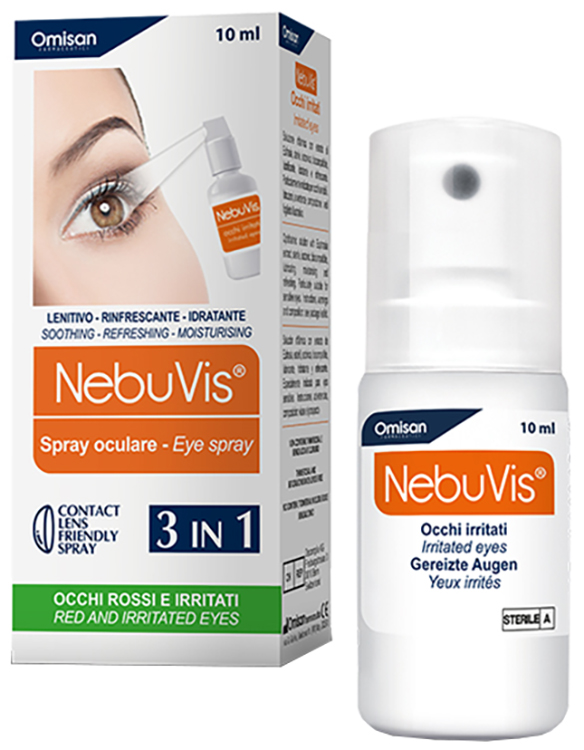 NEBUVIS OCCHI IRRITATI SPRAY 10 ML 1 PEZZO - Farmamood