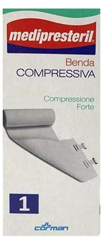 BENDA MEDIPRESTERIL COMPRESSIONE FORTE M4,5X10CM TESI - Farmamood