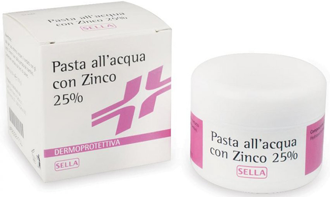 PASTA ACQUA CON ZINCO 25% 100 G - Farmamood