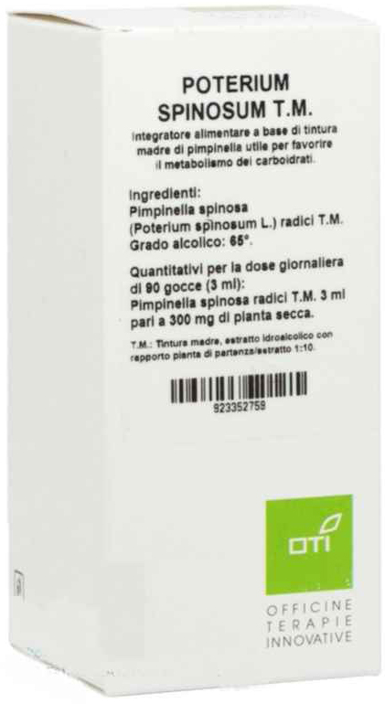 POTERIUM SPINOSUM TINTURA MADRE GOCCE 100ML - Farmamood