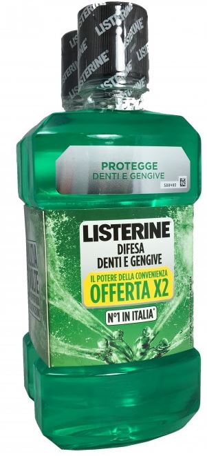 LISTERINE DIFESA DENTI E GENGIVE BUNDLE 2 X 500 ML - Farmamood