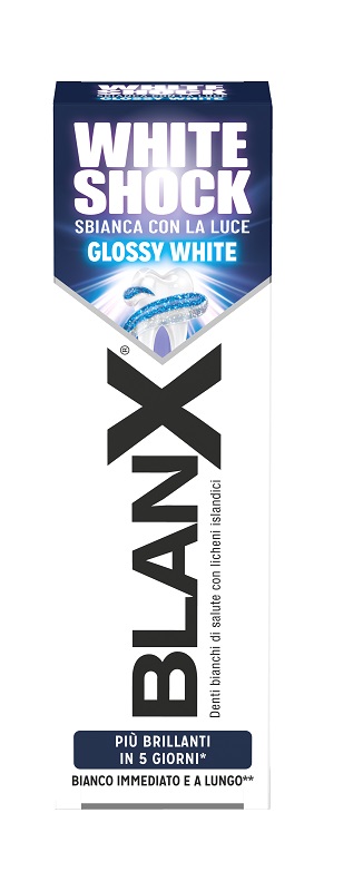 BLANX WHITE SHOCK SBIANCANTE DENTI 75 ML - Farmamood