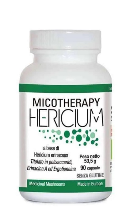 MICOTHERAPY HERICIUM 90 CAPSULE FLACONE 53,50 G - Farmamood