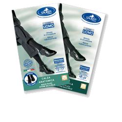 CALZA UOMO COTONE 140 DENARI GRANDE BLU - Farmamood