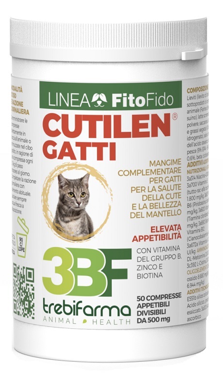 CUTILEN GATTI 50 COMPRESSE BARATTOLO 25 G - Farmamood