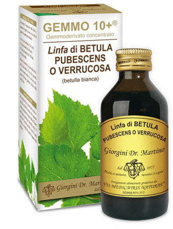 GEMMO 10+ BETULLA B LINFA 100 ML LIQUIDO ANALCOLICO - Farmamood