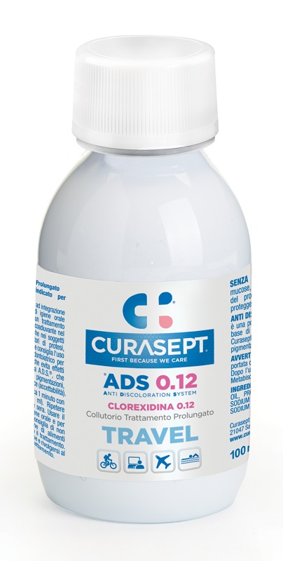 CURASEPT COLLUTORIO 0,12 TRAVEL ADS 100 ML - Farmamood