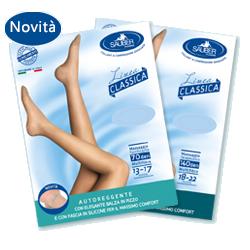 SAUBER CALZA AUTOREGGENTE 70 DENARI MAGLIA MICRORETE NEUTRO BEIGE 2 LINEA CLASSICA - Farmamood