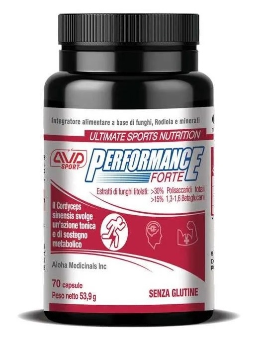 PERFORMANCE FORTE 70 CAPSULE FLACONE 53,9 G - Farmamood