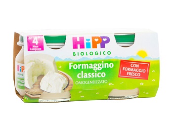 HIPP BIO OMOGENEIZZATO FORMAGGINO CLASSICO 2X80 G - Farmamood