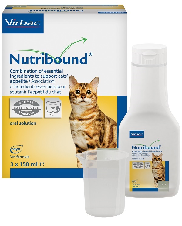 NUTRIBOUND SOLUZIONE ORALE APPETIBILE PER GATTO 3 FLACONI DA 150 ML - Farmamood