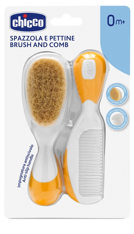 CHICCO SPAZZOLA + PETTINE ARANCIONE - Farmamood