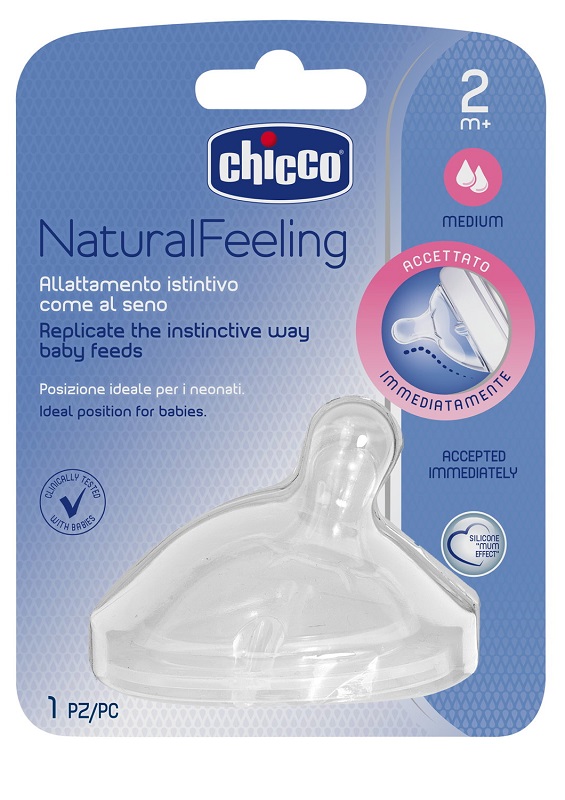 CHICCO TETTARELLA STEPUP NEW 2M+ FLUSSO MEDIO - Farmamood