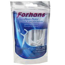 FORHANS ARCHETTI INTERDENTALI FLOSS PICKS 36PZ - Farmamood