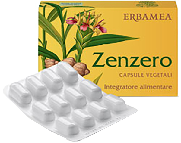 ERBAMEA ZENZERO 24 CAPSULE VEGETALI - Farmamood