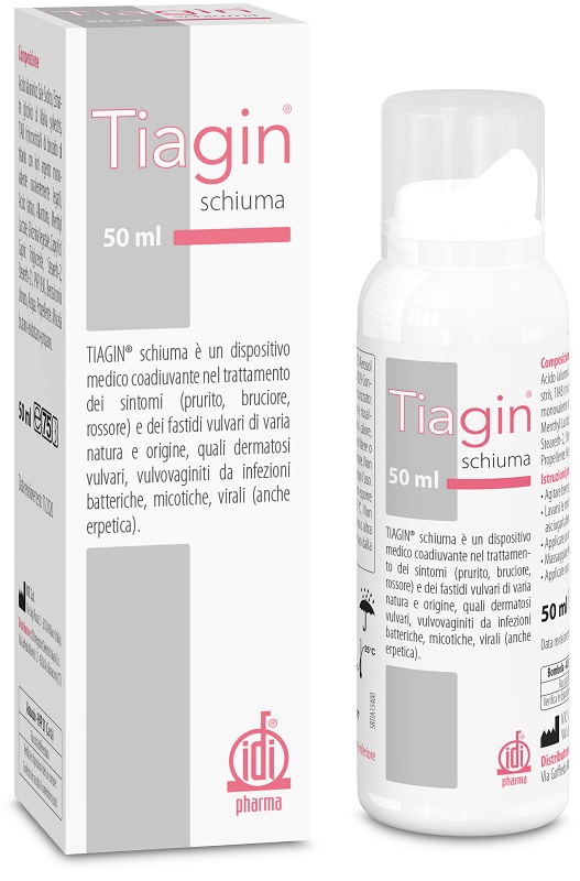 TIAGIN SCHIUMA GINECOLOGICA 125 ML - Farmamood