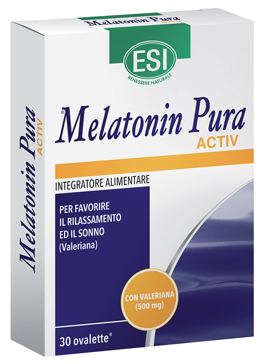 ESI MELATONIN PURA ACTIV 30 OVALETTE - Farmamood