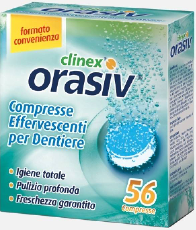 ORASIV CLINEX 56 COMPRESSE EFFERVESCENTI - Farmamood