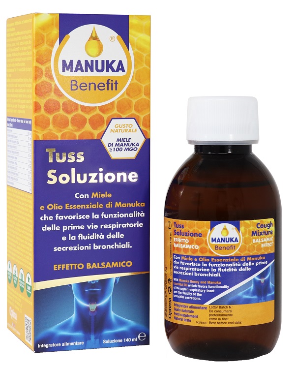 MANUKA BENEFIT TUSS SOLUZIONE 140 ML - Farmamood